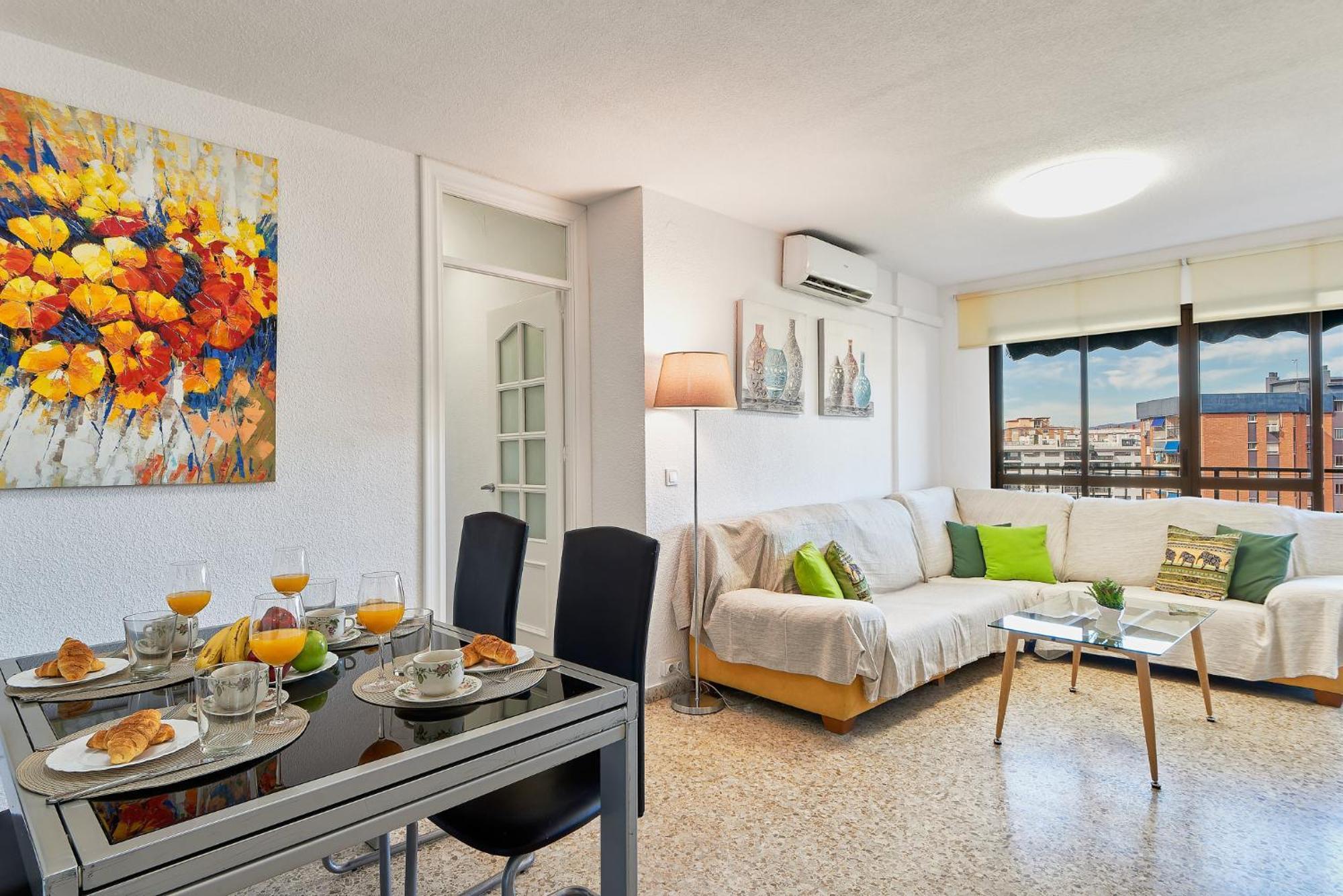Luminoso Apartamento/ 5 Minutos De La Playa Málaga Extérieur photo