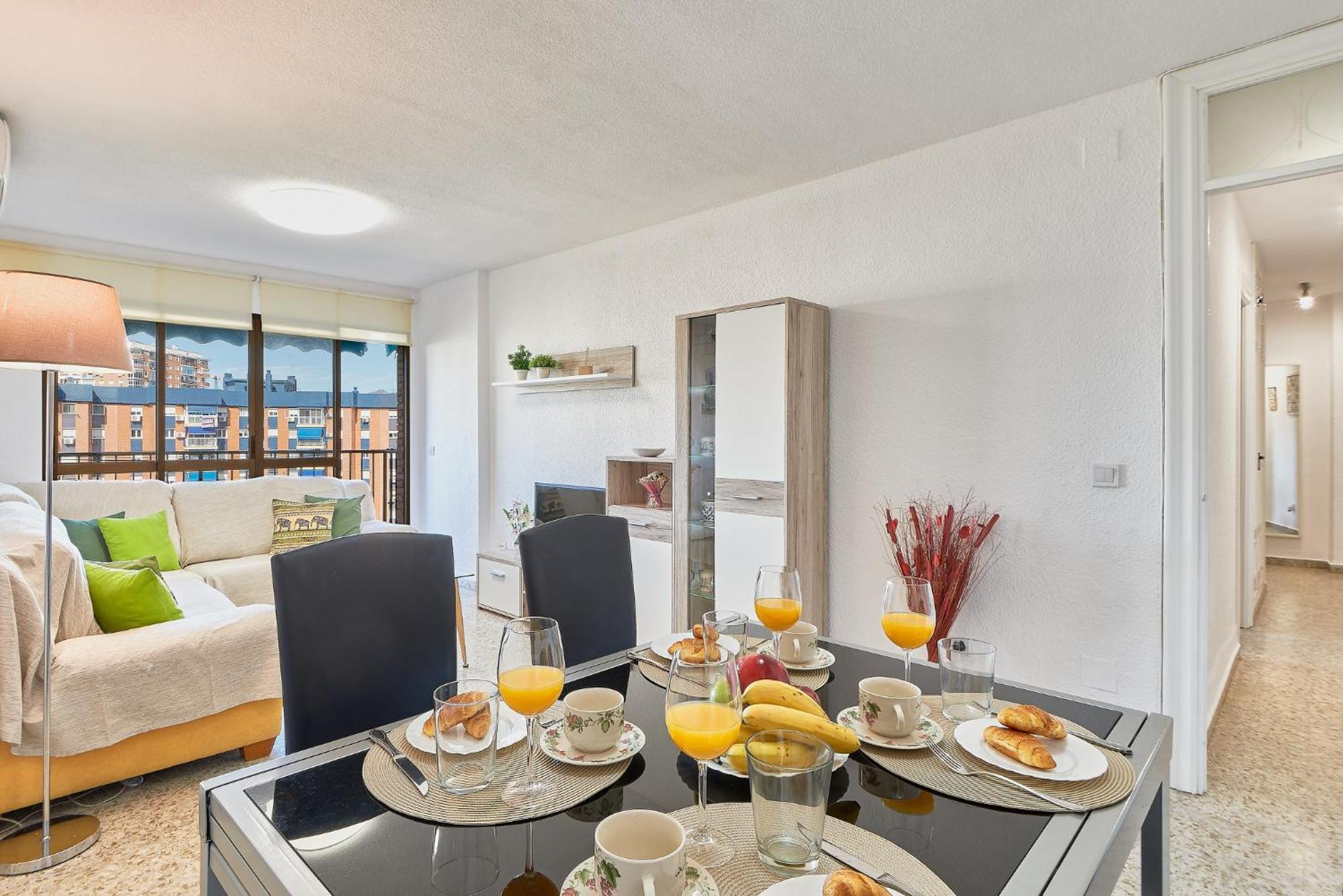 Luminoso Apartamento/ 5 Minutos De La Playa Málaga Extérieur photo