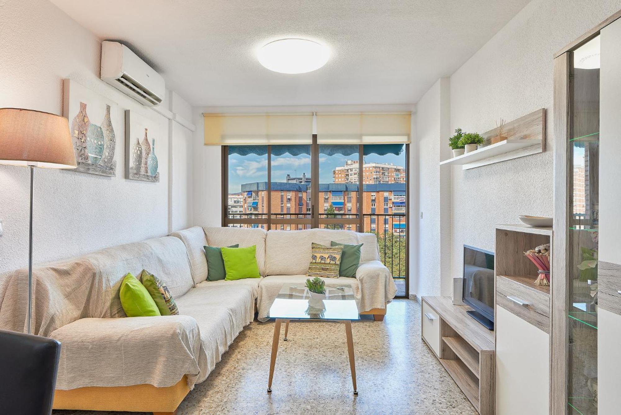 Luminoso Apartamento/ 5 Minutos De La Playa Málaga Extérieur photo